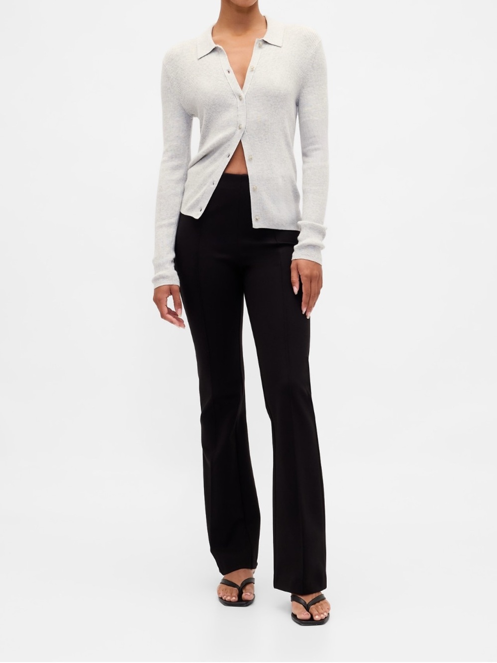 GAP Black Boot-Cut Flare Pants